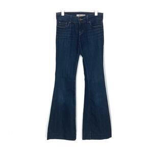 J Brand Dark Blue Flared Jeans